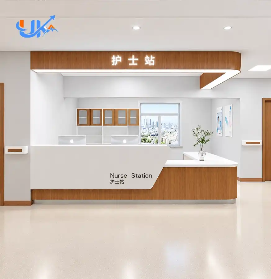 Curved Hospital Reception Desk